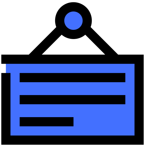 schoolbord Inipagistudio Blue icoon
