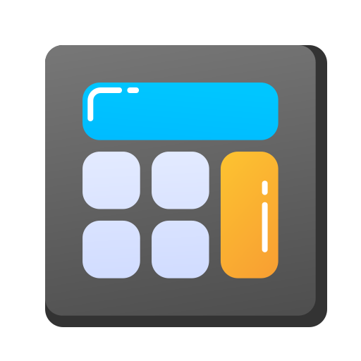 rekenmachine Inipagistudio Flat icoon