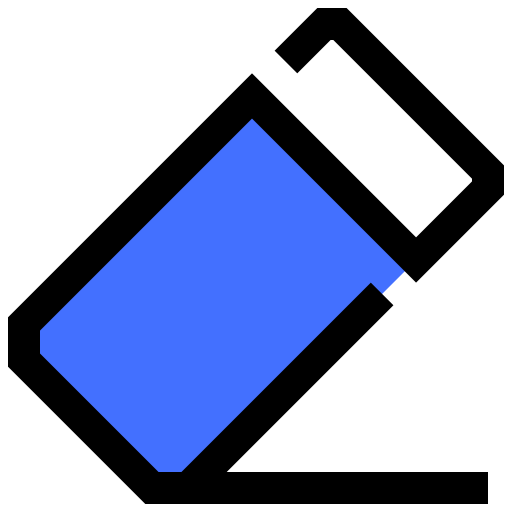 Eraser Inipagistudio Blue icon