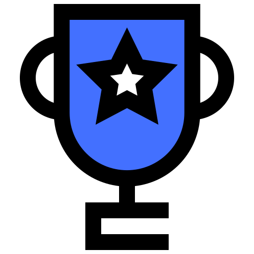 트로피 Inipagistudio Blue icon