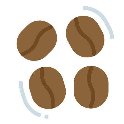 Coffee beans Nhor Phai Flat icon