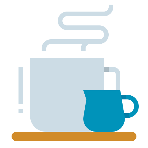 Hot coffee Nhor Phai Flat icon