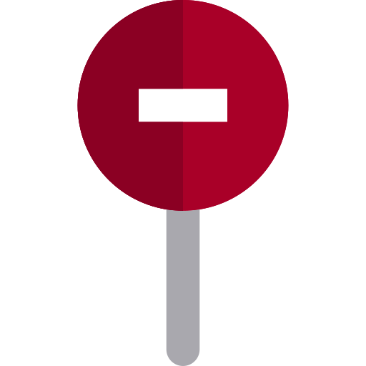 Traffic sign Basic Rounded Flat icon