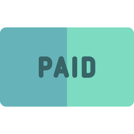 Paid Basic Rounded Flat icon