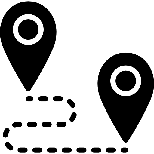 Route Basic Miscellany Fill icon
