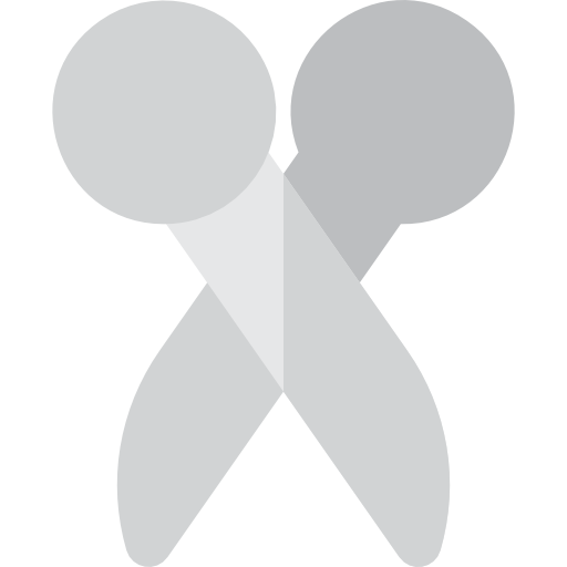 ハサミ Basic Rounded Flat icon