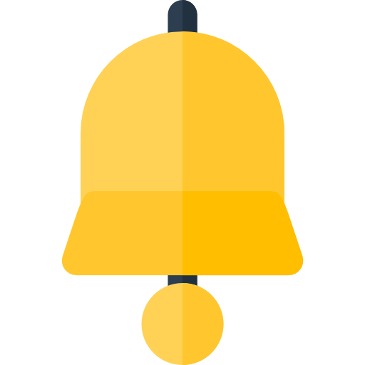 ベル Basic Rounded Flat icon