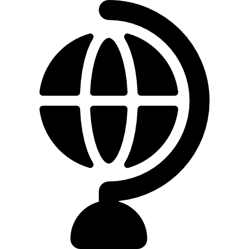 globo terráqueo Basic Rounded Filled icono