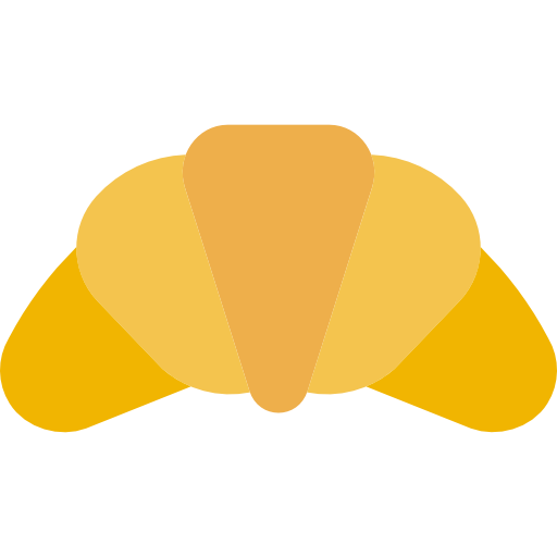 croissant Basic Miscellany Flat icon