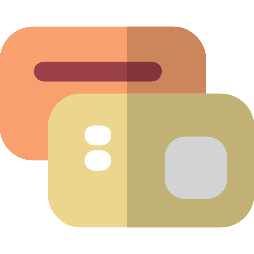 carta di credito Basic Rounded Flat icona