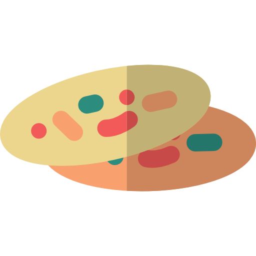 Пицца Basic Rounded Flat иконка
