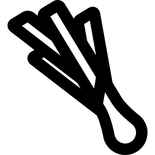 лук-порей Basic Rounded Lineal иконка