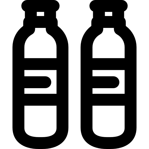 mleko Basic Rounded Lineal ikona