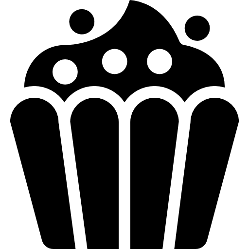 컵케이크 Basic Rounded Filled icon