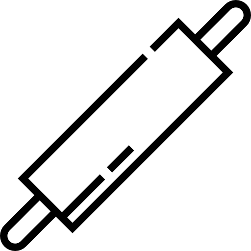 rodillo Detailed Straight Lineal icono