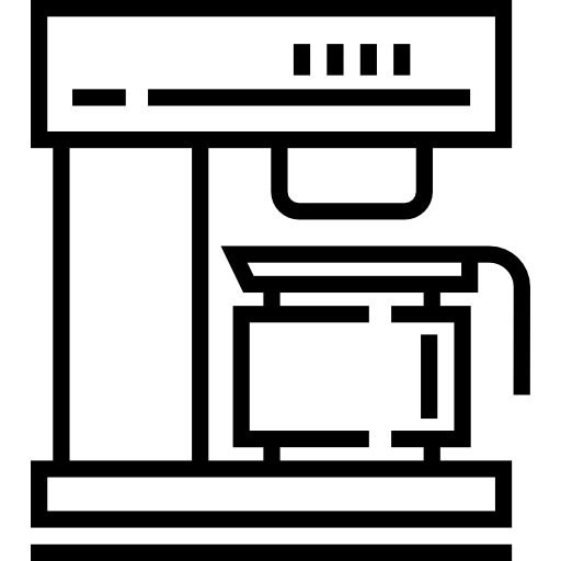 Кофеварка Detailed Straight Lineal иконка