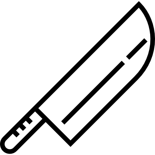 Knife Detailed Straight Lineal icon