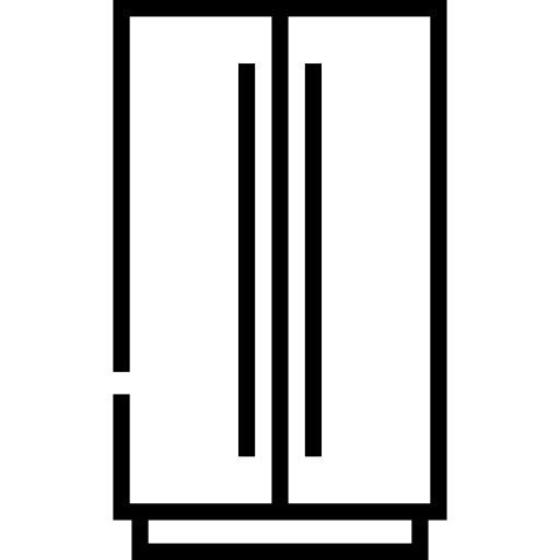 frigo Detailed Straight Lineal icona