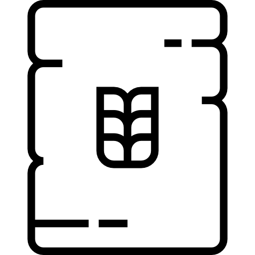 小麦 Detailed Straight Lineal icon