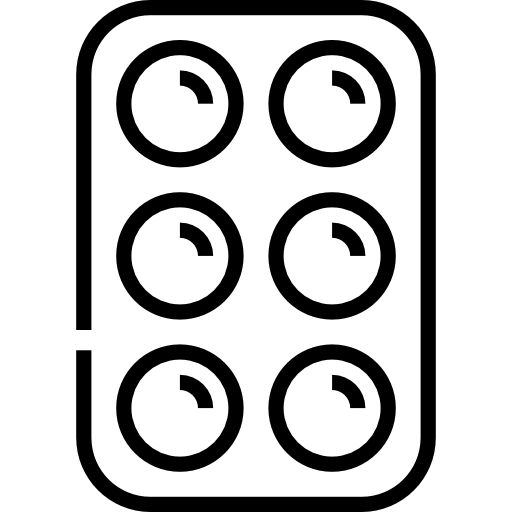huevos Detailed Straight Lineal icono