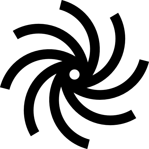 czarna dziura Basic Straight Lineal ikona