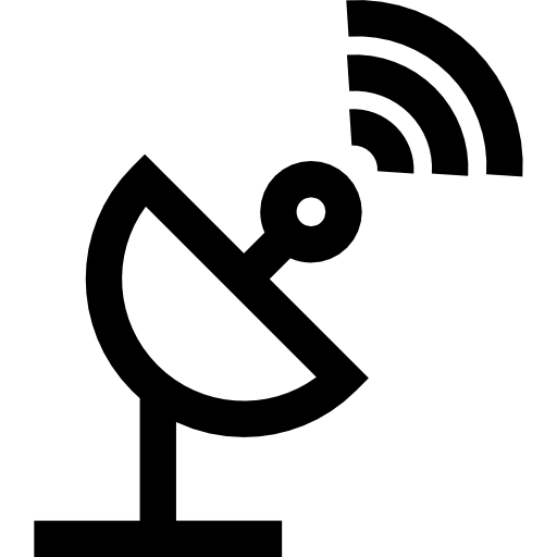 antenne satellite Basic Straight Lineal Icône
