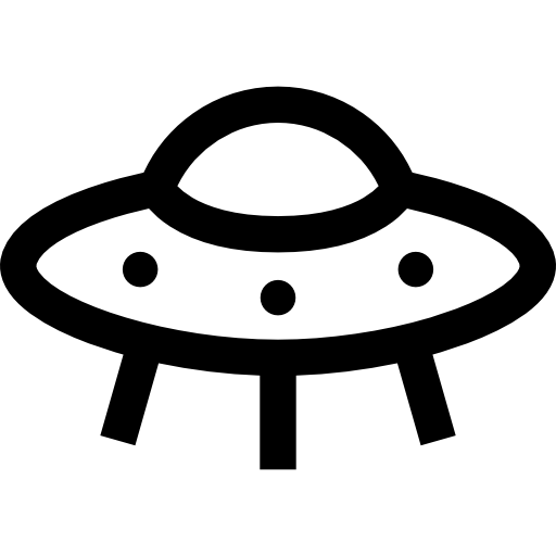 ufo Basic Straight Lineal icon
