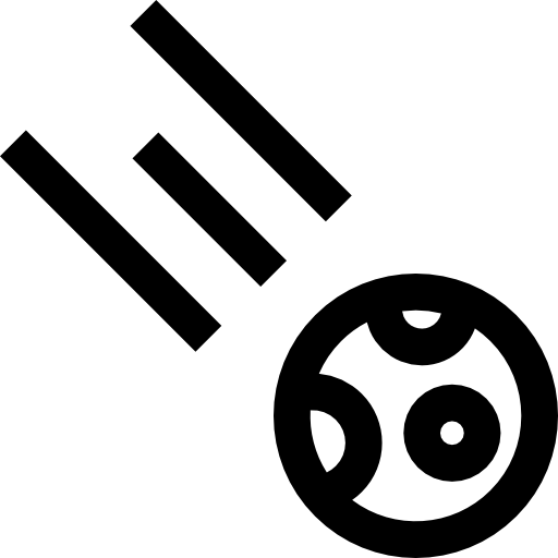 meteoro Basic Straight Lineal Ícone