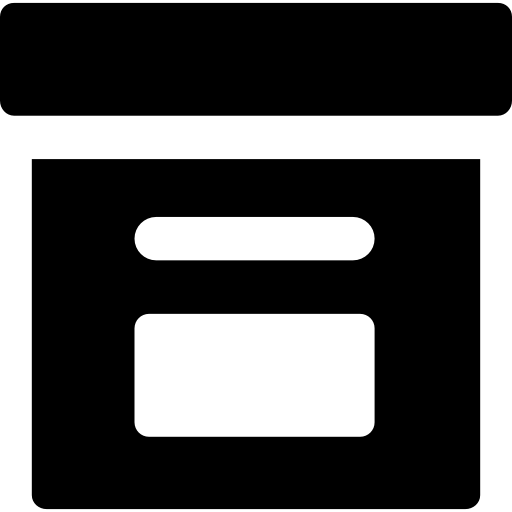 Box Basic Rounded Filled icon