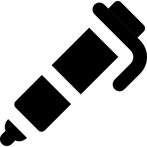 Pen Basic Rounded Filled icon