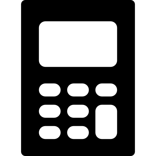 calculadora Basic Rounded Filled icono