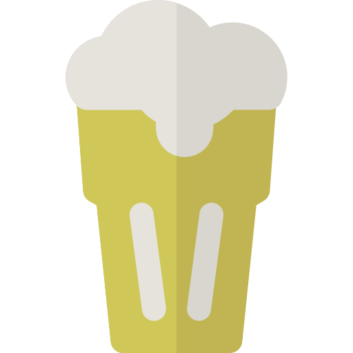 Pint of beer Basic Rounded Flat icon