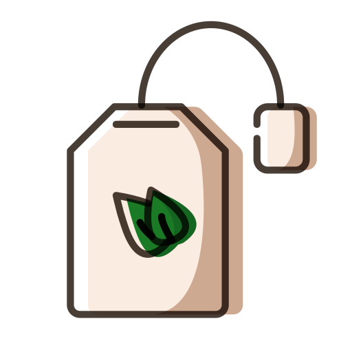 Tea bag Generic Color Omission icon