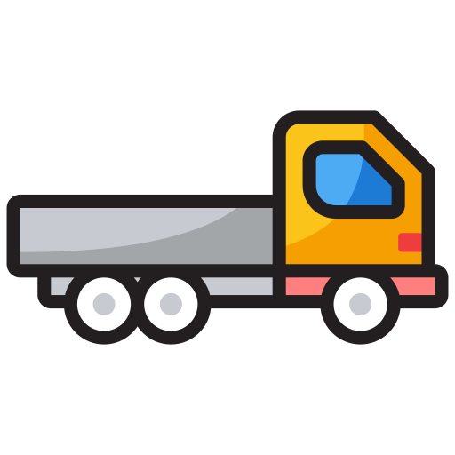 ciężarówka dostawcza Generic Outline Color ikona