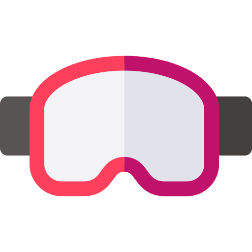occhiali da sci Basic Rounded Flat icona