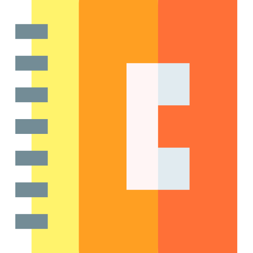 telefonbuch Basic Straight Flat icon