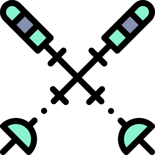 スキーストック Detailed Rounded Lineal color icon
