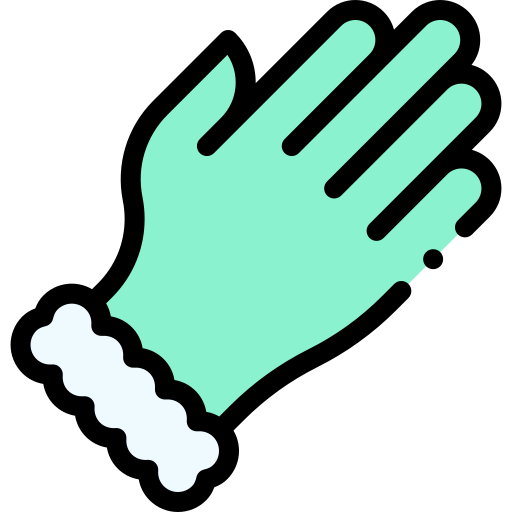 Glove Detailed Rounded Lineal color icon