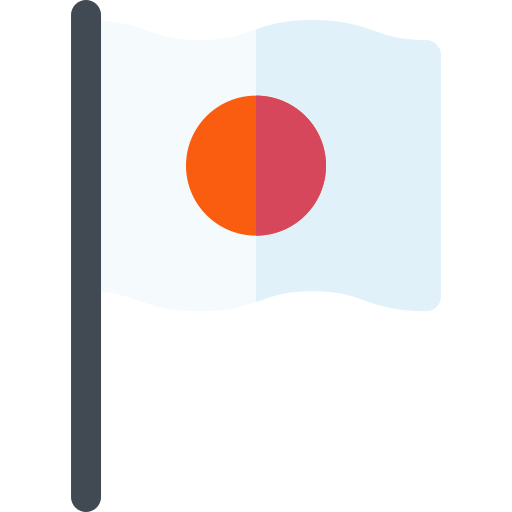 Japan Basic Rounded Flat icon