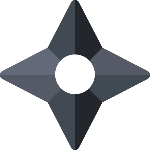 shuriken Basic Rounded Flat icoon