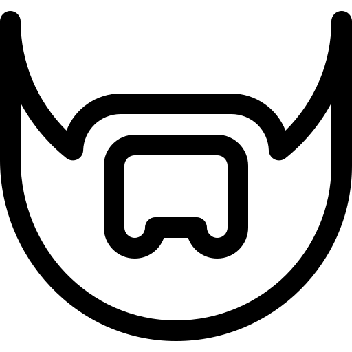 barba Basic Rounded Lineal Ícone