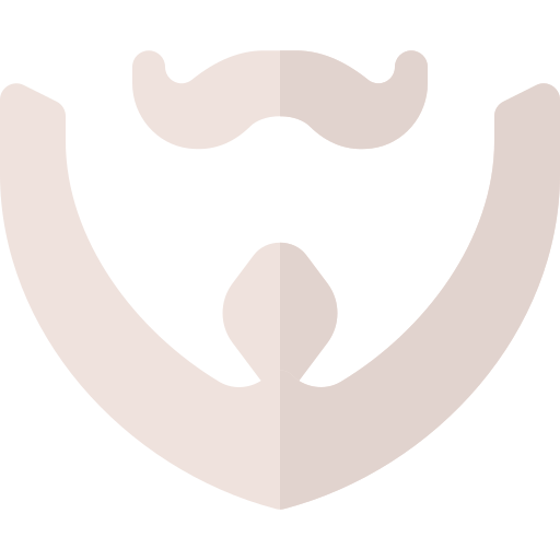 Beard Basic Rounded Flat icon