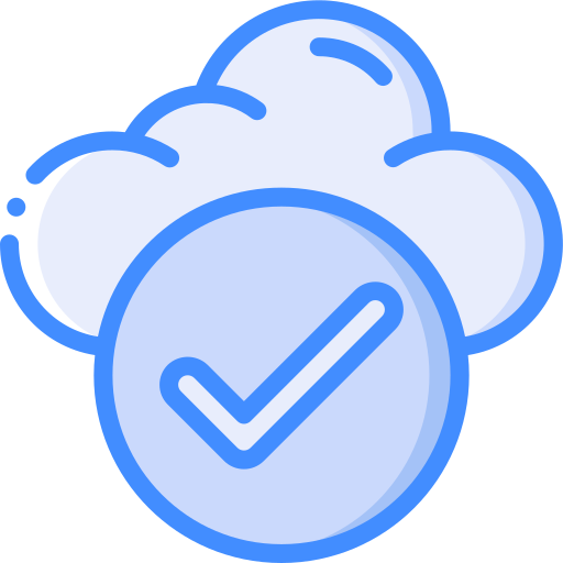チェックマーク Basic Miscellany Blue icon