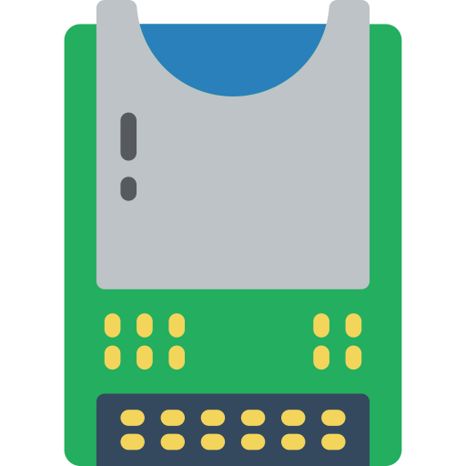 sd-kaart Basic Miscellany Flat icoon