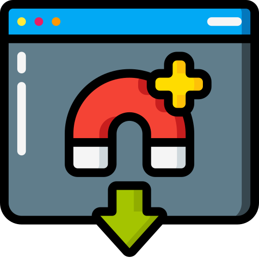 Magnet link Basic Miscellany Lineal Color icon