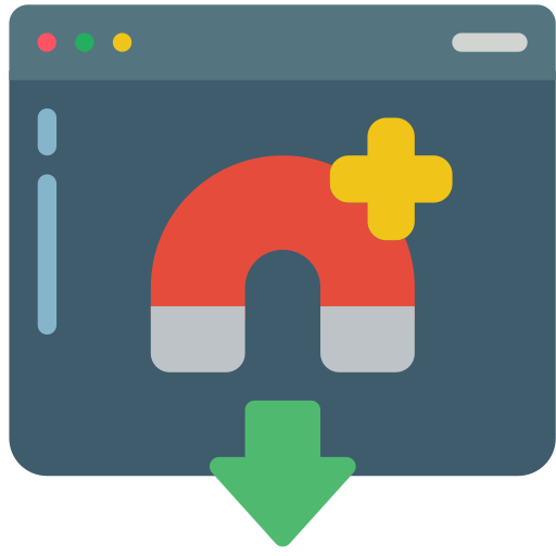Magnet link Basic Miscellany Flat icon