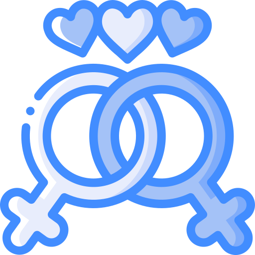 レズビアン Basic Miscellany Blue icon