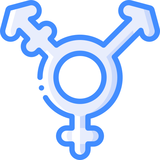Transgender Basic Miscellany Blue icon
