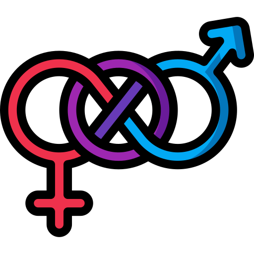 transgender Basic Miscellany Lineal Color icon
