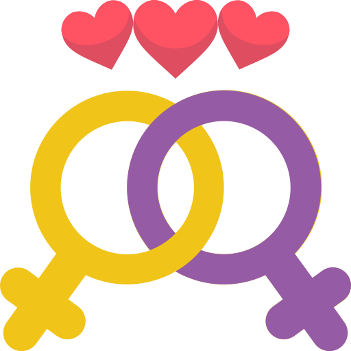 lesbianas Basic Miscellany Flat icono